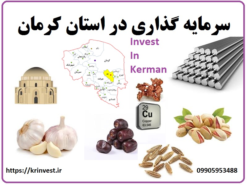 سرمایه گذاری در استان کرمان